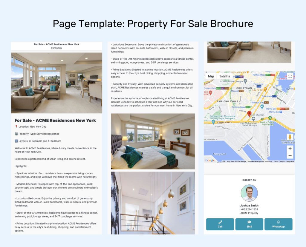 property brochure page example 1