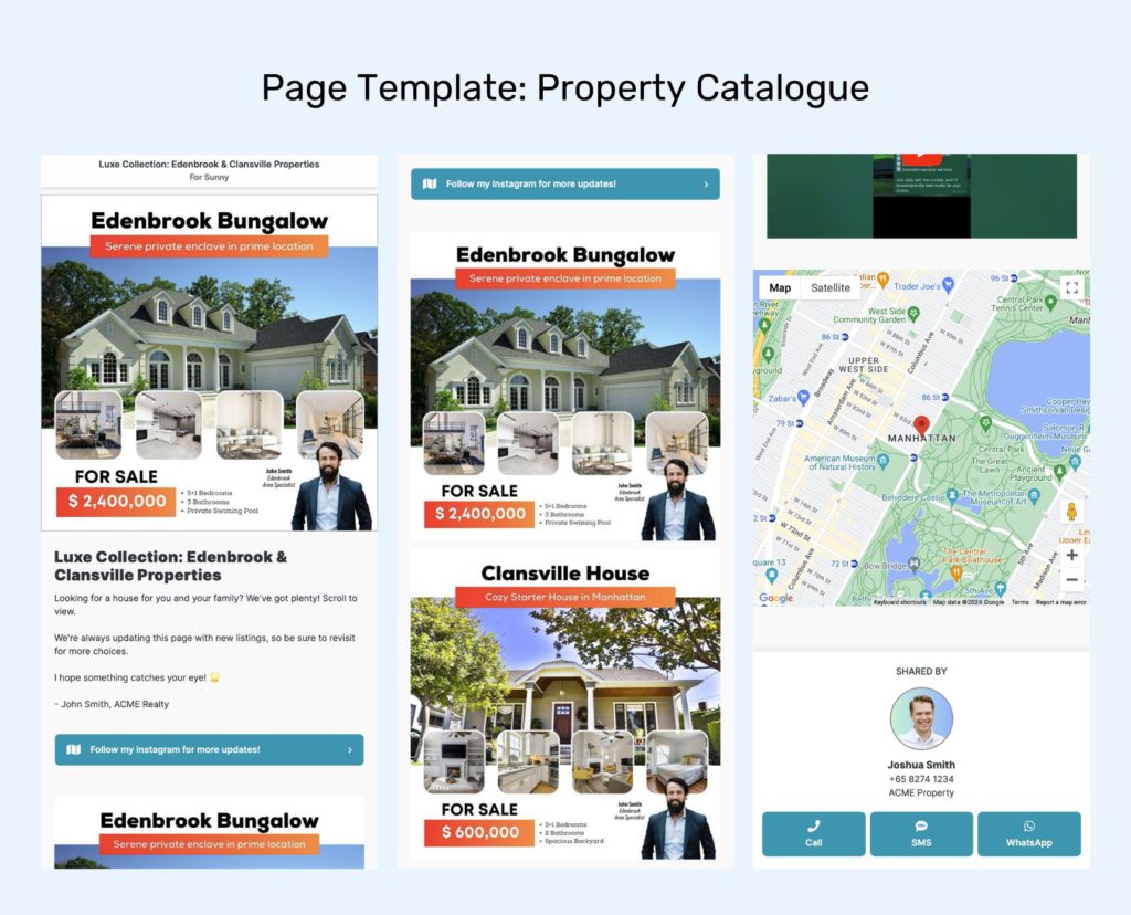 property catalogue page example