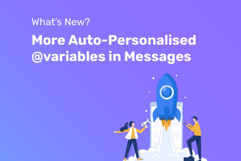 🆕✨ @variable tokens make auto-personalising your messages and content easier than ever!