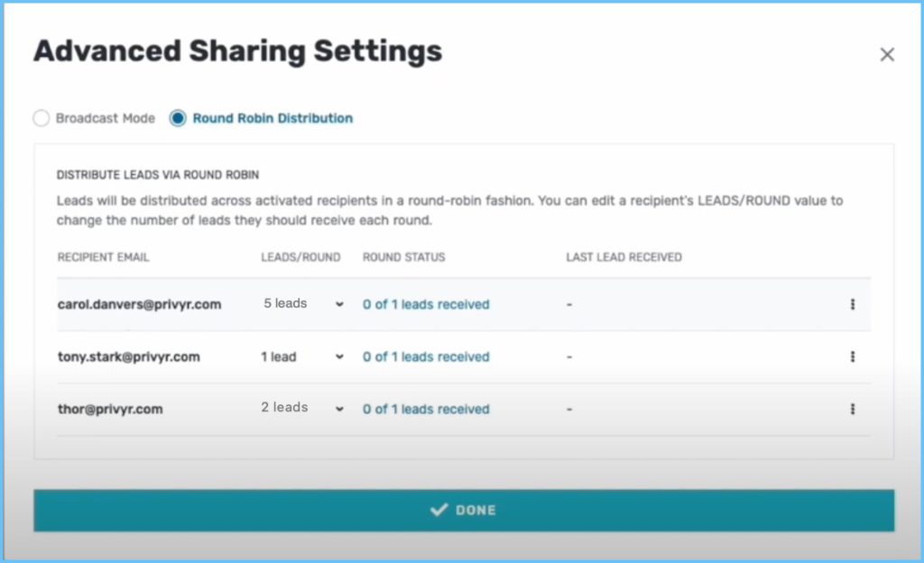 Here are more ways you can customise your round robin lead distribution.