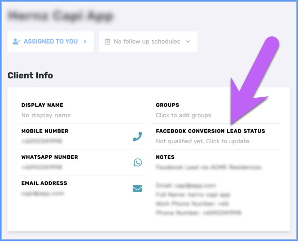 How to indicate a qualified lead using the Meta Conversions API Privyr integration