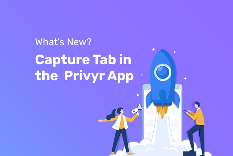 introducing the new capture tab in the Privyr app