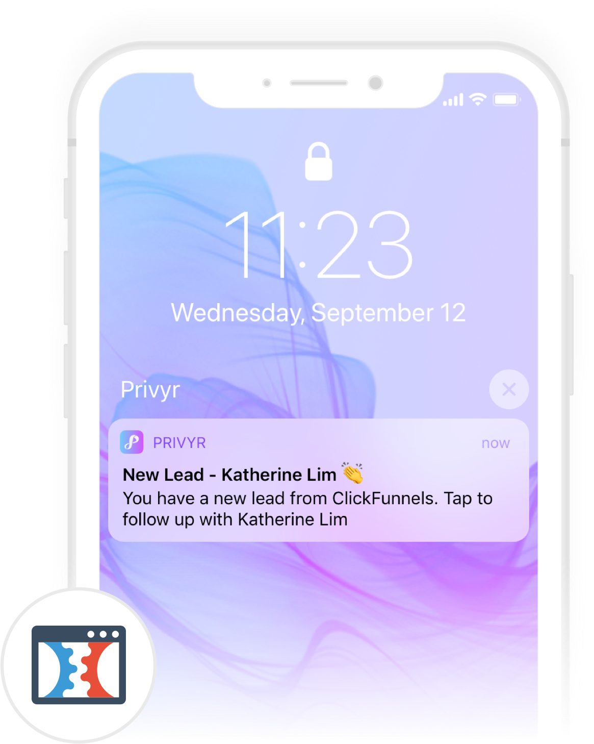 Privyr Device Screenshot