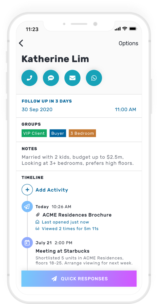 Privyr Device Screenshot